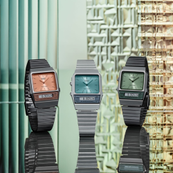 CASIO VINTAGE Mod. EDGY COLLECTION - FOREST GREEN AQ-800ECGG-3AEF
